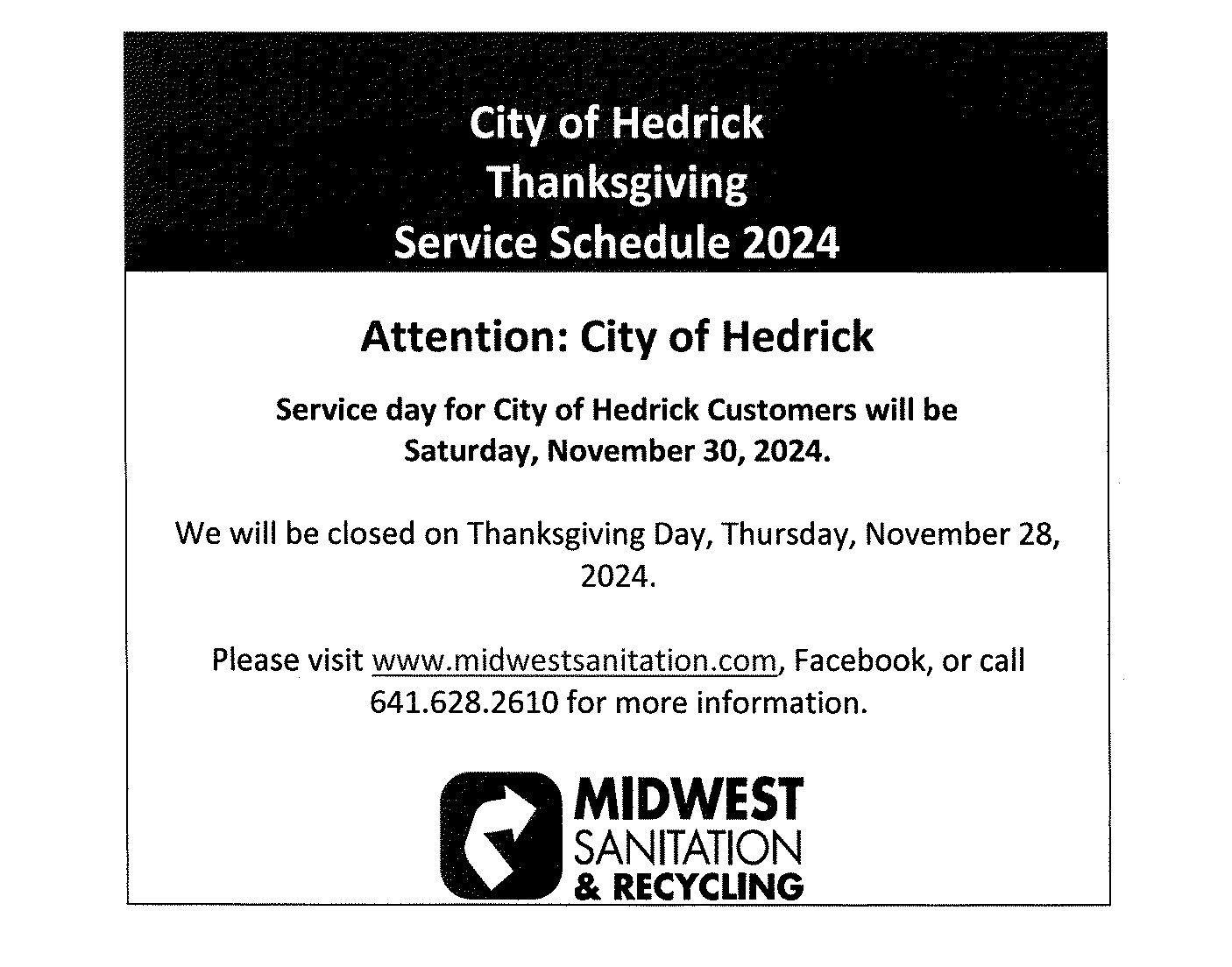 City of Hedrick