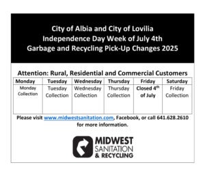 City of Albia and Lovilla